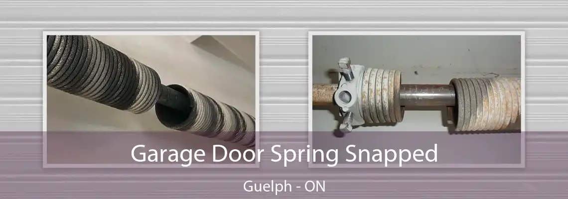 Garage Door Spring Snapped Guelph - ON