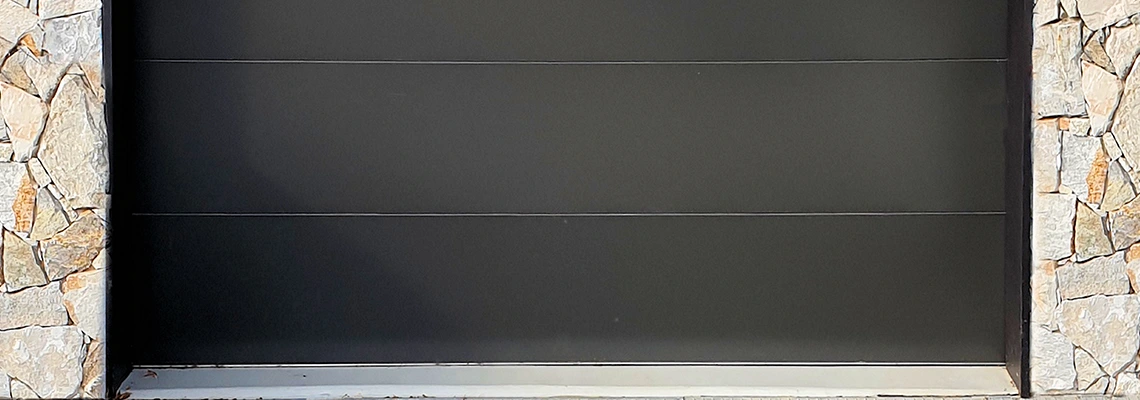 Overhead Black Garage Door Installation in Guelph, Ontario